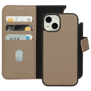 Mobiparts Leather 2 in 1 Wallet Case Apple iPhone 14 Taupe