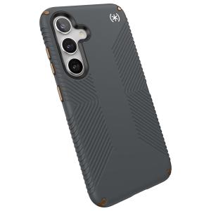 Speck Presidio2 Grip Samsung Galaxy S24 Charcoal Grey - with Microban