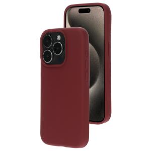 Mobiparts Silicone Cover Apple iPhone 15 Pro Plum Red