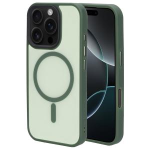 Mobiparts Hardcover Apple iPhone 16 Pro Satin Green (Magsafe Compatible)