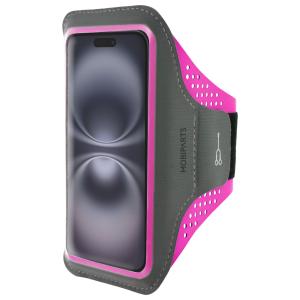 Mobiparts Comfort Fit Sport Armband Apple iPhone 16 Neon Pink