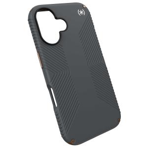 Speck Presidio2 Grip Apple iPhone 16 Charcoal Grey -  with Microban