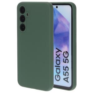 Mobiparts Silicone Cover Samsung Galaxy A55 Forest Green
