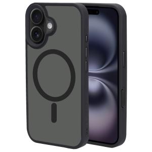 Mobiparts Hardcover Apple iPhone 16 Satin Black (Magsafe Compatible)