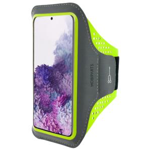 Mobiparts Comfort Fit Sport Armband Samsung Galaxy S20 4G/5G Neon Green