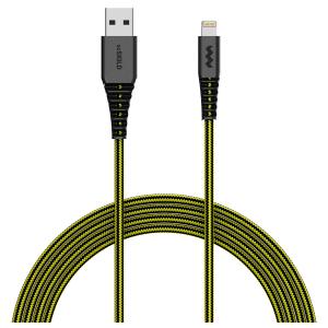 SoSkild Charging Cable Ultimate USB-A to Lightning 1.5m Black/Yellow