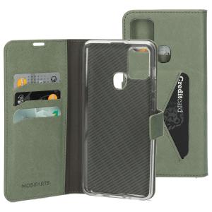 Mobiparts Classic Wallet Case Samsung Galaxy A21s (2020) Stone Green