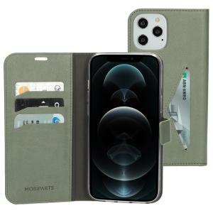 Mobiparts Classic Wallet Case Apple iPhone 12 Pro Max Stone Green