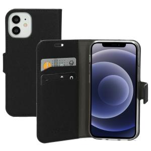 Mobiparts Saffiano Wallet Case Apple iPhone 12 Mini Black