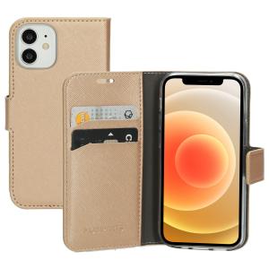 Mobiparts Saffiano Wallet Case Apple iPhone 12 Mini Copper