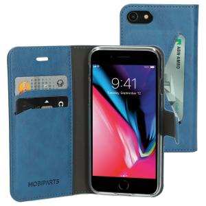 Mobiparts Classic Wallet Case Apple iPhone 7/8/SE (2020/2022) Steel Blue