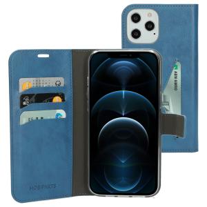 Mobiparts Classic Wallet Case Apple iPhone 12 Pro Max Steel Blue