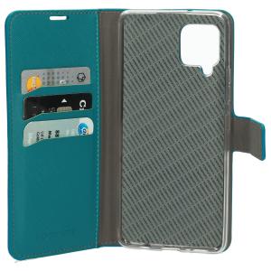 Mobiparts Saffiano Wallet Case Samsung Galaxy A42 (2020) Turquoise