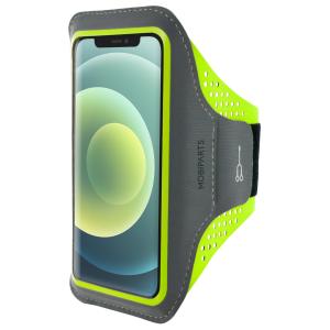 Mobiparts Comfort Fit Sport Armband Apple iPhone 12 Mini Neon Green