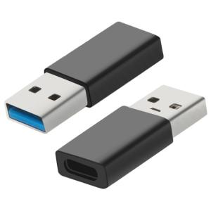 Mobiparts USB-C Female to USB-A Adapter Black (Bulk)