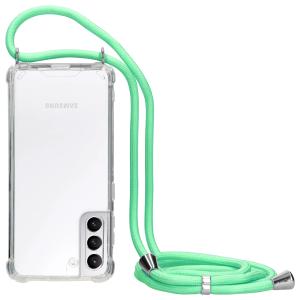 Mobiparts Lanyard Case Samsung Galaxy S21 Green Cord