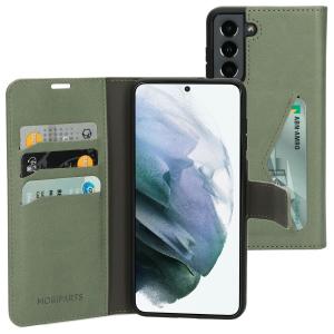 Mobiparts Classic Wallet Case Samsung Galaxy S21 Stone Green