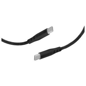 Mobiparts USB-C to USB-C Braided Cable 2A 1m Black 