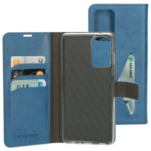 Mobiparts Classic Wallet Case Samsung Galaxy A72 (2021) 4G/5G Steel Blue