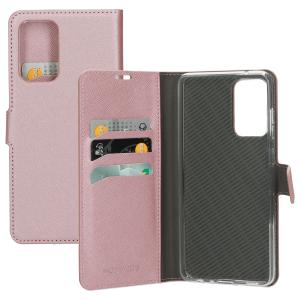 Mobiparts Saffiano Wallet Case Samsung Galaxy A72 (2021) 4G/5G Pink