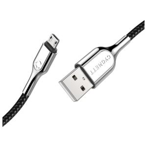 Cygnett Armoured Braided Micro USB to USB-A Cable 2m Black