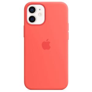 Apple iPhone 12 Mini Silicone Case with MagSafe Pink Citrus MHKP3ZM/A