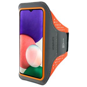 Mobiparts Comfort Fit Sport Armband Samsung Galaxy A22 5G (2021) Neon Orange