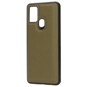 Casetastic Saffiano Backcover Samsung Galaxy A21s (2020) Green