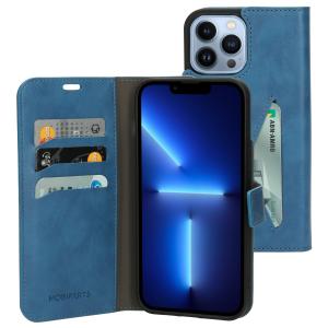 Mobiparts Classic Wallet Case Apple iPhone 13 Pro Max Steel Blue