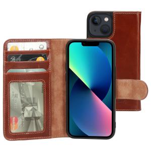 Mobiparts Excellent Wallet Case 2.0 Apple iPhone 13 Mini Oaked Cognac