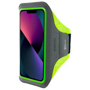 Mobiparts Comfort Fit Sport Armband Apple iPhone 13 Mini Neon Green