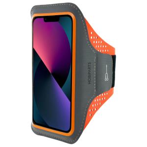 Mobiparts Comfort Fit Sport Armband Apple iPhone 13 Mini Neon Orange