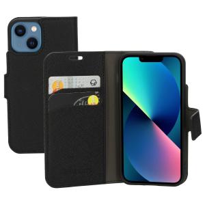 Mobiparts Saffiano Wallet Case Apple iPhone 13 Mini Black