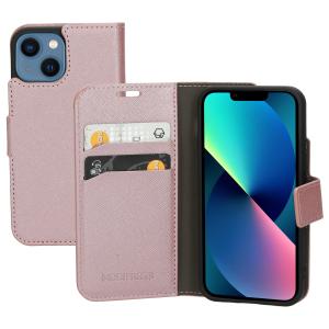 Mobiparts Saffiano Wallet Case Apple iPhone 13 Mini Pink