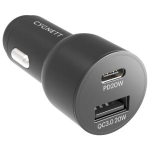 Cygnett CarPower 20W USB-C & USB-A Car Charger