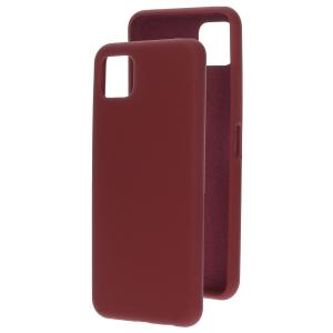 Mobiparts Silicone Cover Samsung Galaxy A22 5G (2021) Plum Red