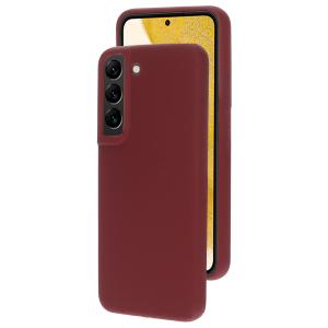 Mobiparts Silicone Cover Samsung Galaxy S22 Plum Red