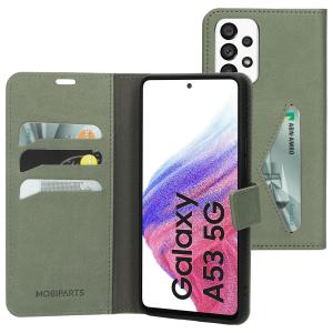 Mobiparts Classic Wallet Case Samsung Galaxy A53 (2022) Stone Green