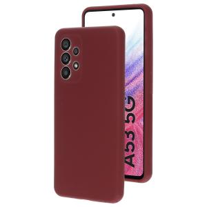 Mobiparts Silicone Cover Samsung Galaxy A53 (2022) Plum Red