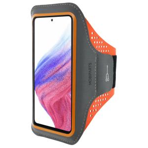 Mobiparts Comfort Fit Sport Armband Samsung Galaxy A53 5G (2022) Neon Orange