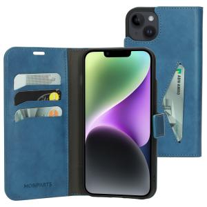 Mobiparts Classic Wallet Case Apple iPhone 14 Plus Steel Blue