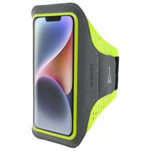 Mobiparts Comfort Fit Sport Armband Apple iPhone 14 Neon Green