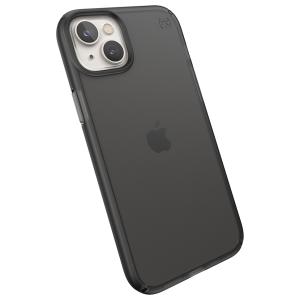 Speck Presidio Perfect Clear Mist Apple iPhone 14 Plus/15 Plus Obsidian Black - with Microban