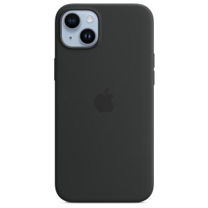 Apple iPhone 14 Plus Silicone Case with MagSafe Midnight (Black)