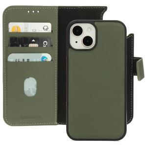 Mobiparts Leather 2 in 1 Wallet Case Apple iPhone 14 Green