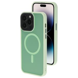 Mobiparts Hardcover Apple iPhone 14 Pro Satin Light Green Ltd Edition (Magsafe Compatible)