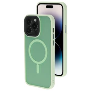 Mobiparts Hardcover Apple iPhone 14 Pro Max Satin Light Green Ltd Edition  (Magsafe Compatible)