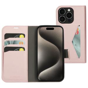 Mobiparts Classic Wallet Case Apple iPhone 15 Pro Pink