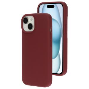 Mobiparts Silicone Cover Apple iPhone 15 Plum Red