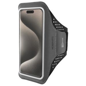 Mobiparts Comfort Fit Sport Armband Apple iPhone 15 Pro Black